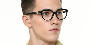 Black Cat Eye Full Rim Women Eyeglasses by Lenskart-219456