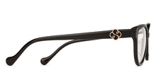 Load image into Gallery viewer, Black Cat Eye Full Rim Women Eyeglasses by Lenskart-219456
