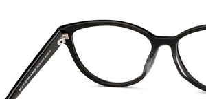 Black Cat Eye Full Rim Women Eyeglasses by Lenskart-219456