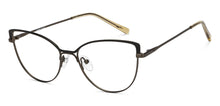 Load image into Gallery viewer, Gunmetal Black Cat Eye Full Rim Women Eyeglasses by Vincent Chase Online-207361