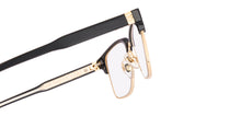 Load image into Gallery viewer, Black Clubmaster Full Rim Unisex Eyeglasses by Lenskart-232709