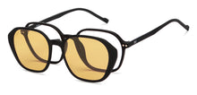 Load image into Gallery viewer, Black Geometric Full Rim Unisex Eyeglasses by Lenskart Air-216579