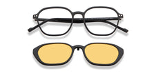 Load image into Gallery viewer, Black Geometric Full Rim Unisex Eyeglasses by Lenskart Air-216579