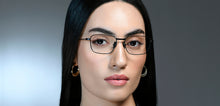 Load image into Gallery viewer, Black Geometric Full Rim Unisex Eyeglasses by Lenskart STUDIO-219831