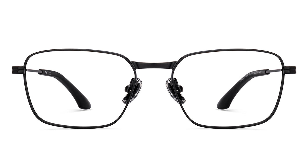 Black Geometric Full Rim Unisex Eyeglasses by Lenskart STUDIO-219831