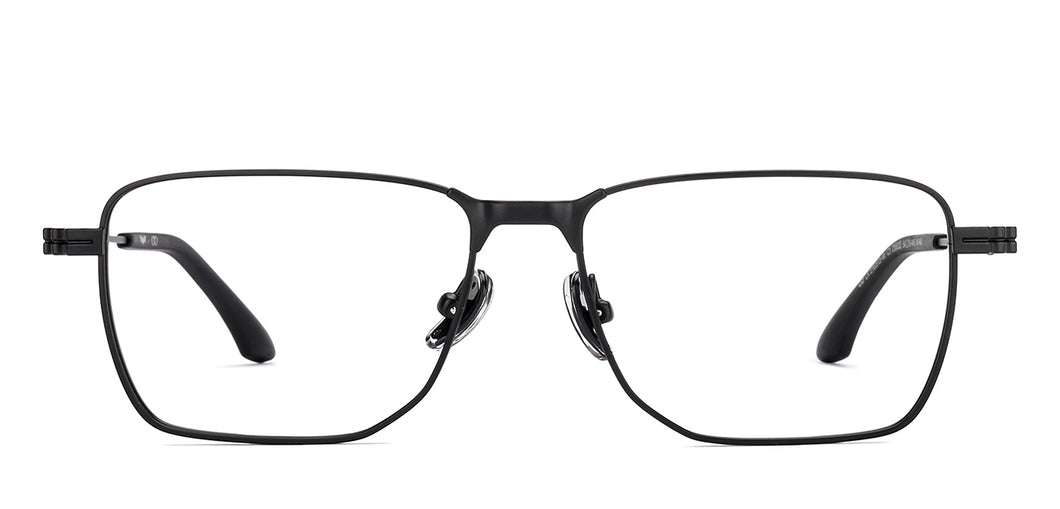 Black Geometric Full Rim Men Eyeglasses by Lenskart STUDIO-218832