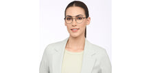 Load image into Gallery viewer, Black Geometric Full Rim Unisex Eyeglasses by Vincent Chase Online-207371
