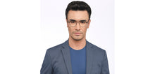 Load image into Gallery viewer, Black Geometric Full Rim Unisex Eyeglasses by Vincent Chase Online-207371