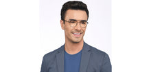 Load image into Gallery viewer, Black Geometric Full Rim Unisex Eyeglasses by Vincent Chase Online-207371