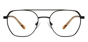 Black Geometric Full Rim Unisex Eyeglasses by Vincent Chase Online-207371