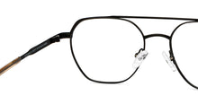 Load image into Gallery viewer, Black Geometric Full Rim Unisex Eyeglasses by Vincent Chase Online-207371