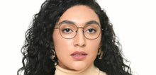 Load image into Gallery viewer, Black Geometric Full Rim Unisex Eyeglasses by Vincent Chase-219555