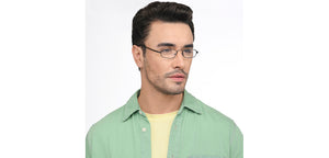 Black Oval Full Rim Unisex Eyeglasses by Lenskart READERS-209204