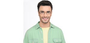 Black Oval Full Rim Unisex Eyeglasses by Lenskart READERS-209204