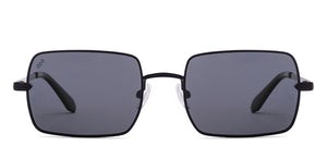 Black Rectangle Full Rim Unisex Sunglasses by Vincent Chase Polarized-221888