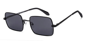 Black Rectangle Full Rim Unisex Sunglasses by Vincent Chase Polarized-221888