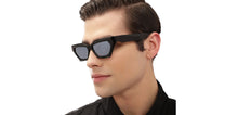 Load image into Gallery viewer, Black Cat Eye Full Rim Unisex Sunglasses by John Jacobs Online-212556