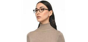 Black Rectangle Full Rim Unisex Eyeglasses by John Jacobs-213681