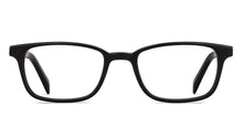 Load image into Gallery viewer, Black Rectangle Full Rim Unisex Eyeglasses by John Jacobs-213681