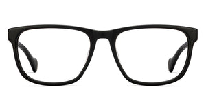 Black Rectangle Full Rim Unisex Eyeglasses by John Jacobs-216858
