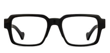 Load image into Gallery viewer, Black Rectangle Full Rim Unisex Eyeglasses by John Jacobs-216863