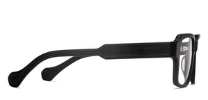 Black Rectangle Full Rim Unisex Eyeglasses by John Jacobs-216863