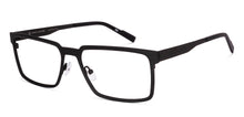 Load image into Gallery viewer, Black Rectangle Full Rim Unisex Eyeglasses by John Jacobs-222857