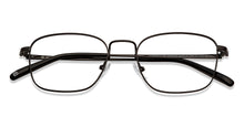 Load image into Gallery viewer, Black Rectangle Full Rim Unisex Eyeglasses by John Jacobs-206522