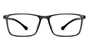 Grey Rectangle Full Rim Unisex Eyeglasses by Lenskart Air-201195