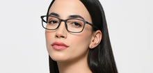 Load image into Gallery viewer, Black Rectangle Full Rim Unisex Eyeglasses by Lenskart Air-219041