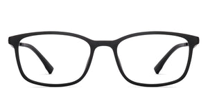 Black Rectangle Full Rim Unisex Eyeglasses by Lenskart Air-219041