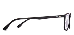 Black Rectangle Full Rim Unisex Eyeglasses by Lenskart Air-219041