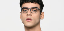 Load image into Gallery viewer, Black Rectangle Full Rim Unisex Eyeglasses by Lenskart Air-219045