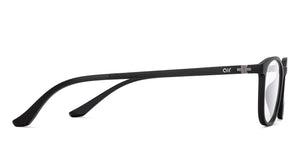 Black Rectangle Full Rim Unisex Eyeglasses by Lenskart Air-219045