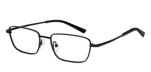 Black Rectangle Full Rim Unisex Eyeglasses by Lenskart Air Online-222452