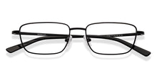 Load image into Gallery viewer, Black Rectangle Full Rim Unisex Eyeglasses by Lenskart Air Online-222452