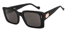 Load image into Gallery viewer, Black Rectangle Full Rim Women Sunglasses by Lenskart-219451