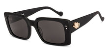Load image into Gallery viewer, Black Rectangle Full Rim Women Sunglasses by Lenskart-219451