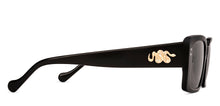Load image into Gallery viewer, Black Rectangle Full Rim Women Sunglasses by Lenskart-219451