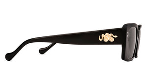 Black Rectangle Full Rim Women Sunglasses by Lenskart-219451