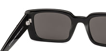 Load image into Gallery viewer, Black Rectangle Full Rim Women Sunglasses by Lenskart-219451