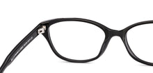 Load image into Gallery viewer, Black Rectangle Full Rim Women Eyeglasses by Lenskart-228922