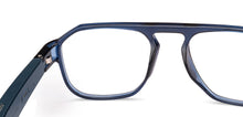 Load image into Gallery viewer, Blue Wayfarer Full Rim Unisex Smart Glasses by Phonic-226132