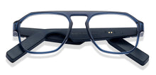 Load image into Gallery viewer, Blue Wayfarer Full Rim Unisex Smart Glasses by Phonic-226132