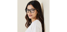 Load image into Gallery viewer, Black Rectangle Full Rim Unisex Eyeglasses by Vincent Chase-231654