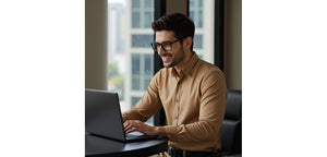 Black Rectangle Full Rim Unisex Eyeglasses by Vincent Chase-231654