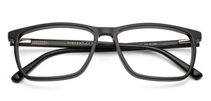 Black Rectangle Full Rim Unisex Eyeglasses by Vincent Chase-231654