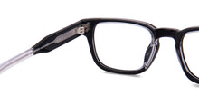 Load image into Gallery viewer, Black Rectangle Full Rim Unisex Eyeglasses by Vincent Chase-217688