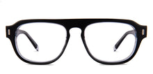 Load image into Gallery viewer, Black Geometric Full Rim Unisex Eyeglasses by Vincent Chase-218253
