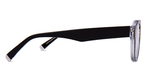 Black Geometric Full Rim Unisex Eyeglasses by Vincent Chase-218253